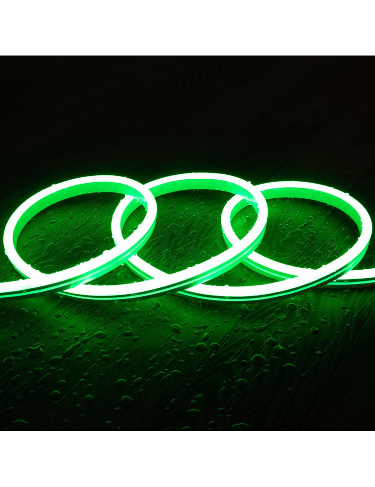 Kit Néon RGBIC Digital SPI 24V DC 60 LED/m 5m IP65 avec Alimentation et Contrôleur Inclus