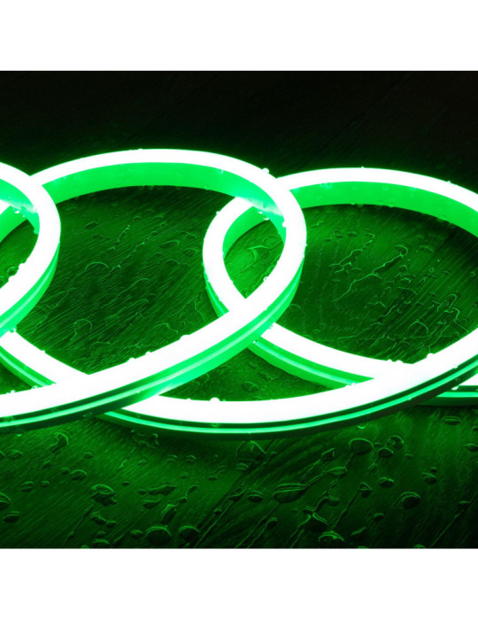 Kit Néon RGBIC Digital SPI 24V DC 60 LED/m 5m IP65 avec Alimentation et Contrôleur Inclus