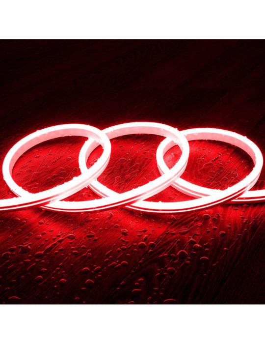 Kit Néon RGBIC Digital SPI 24V DC 60 LED/m 5m IP65 avec Alimentation et Contrôleur Inclus