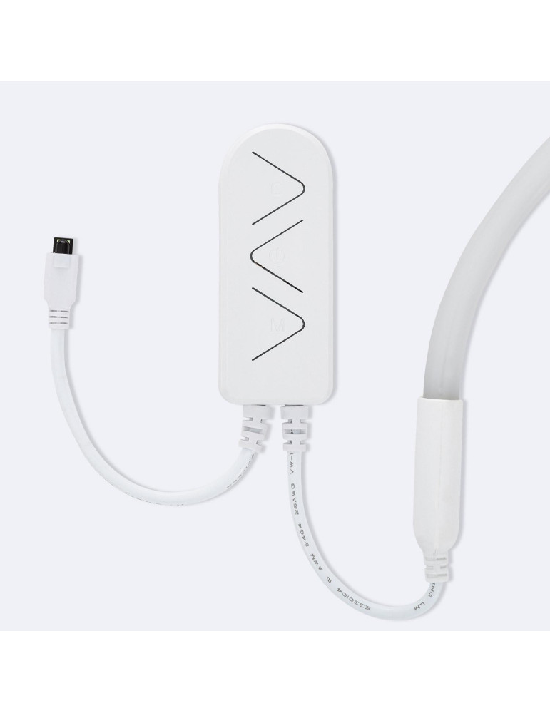 Kit Néon RGBIC Digital SPI 24V DC 60 LED/m 5m IP65 avec Alimentation et Contrôleur Inclus