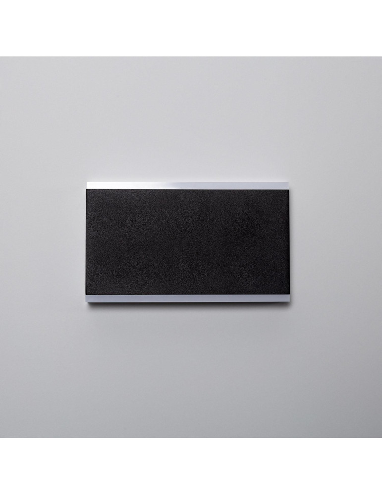 Applique Murale LED Extérieure Hera 10W Éclairage Double Face Rectangulaire Noire