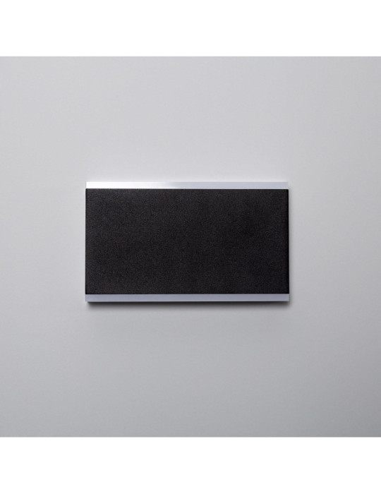 Applique Murale LED Extérieure Hera 10W Éclairage Double Face Rectangulaire Noire