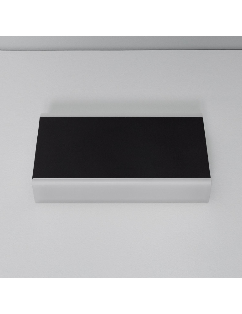 Applique Murale LED Extérieure Hera 10W Éclairage Double Face Rectangulaire Noire