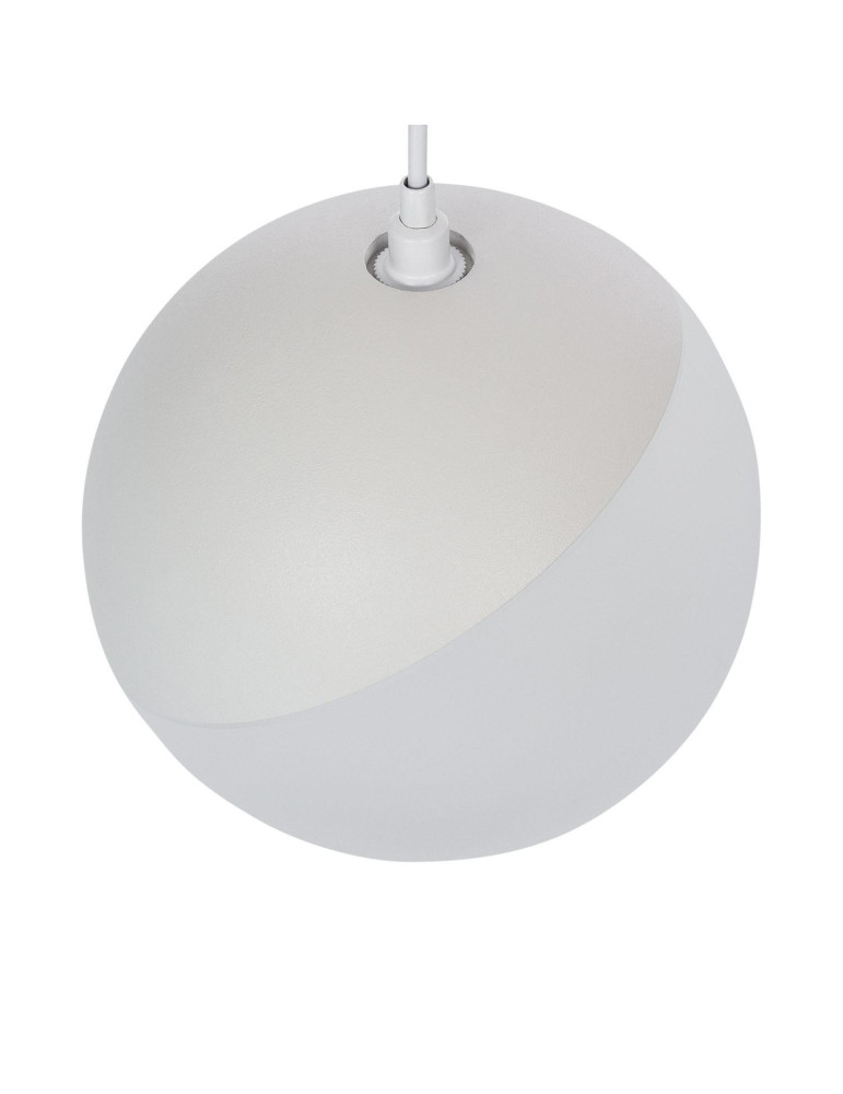 Spot LED Suspendu sur Rail Magnétique 25mm Extra-Plat 10W 48V Ø100 mm Blanc