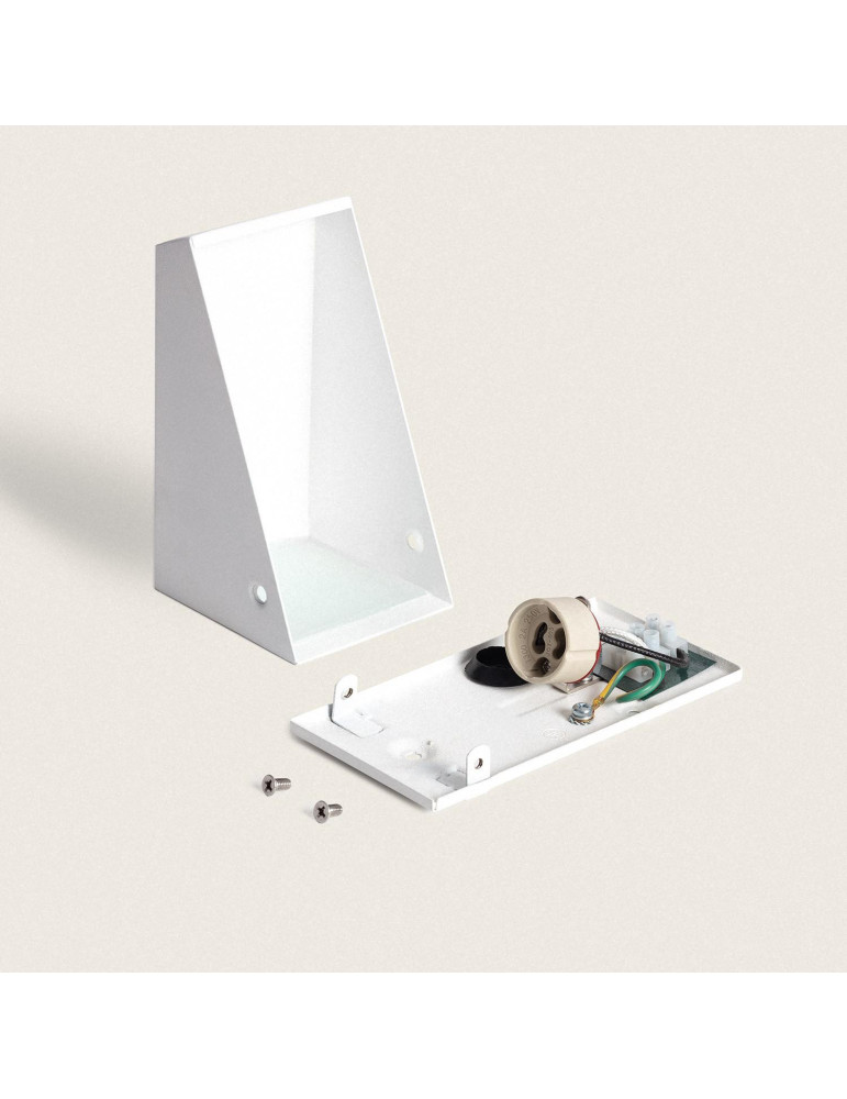 Applique Extérieur Métal et Verre Ruzafa