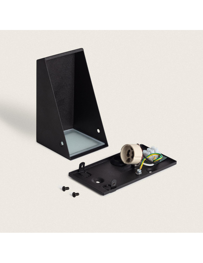 Applique Extérieur Métal et Verre Ruzafa