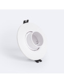 Collerette Downlight Conique Orientable Faible UGR pour Ampoule LED GU10 / GU5.3 Coupe Ø75 mm Suefix