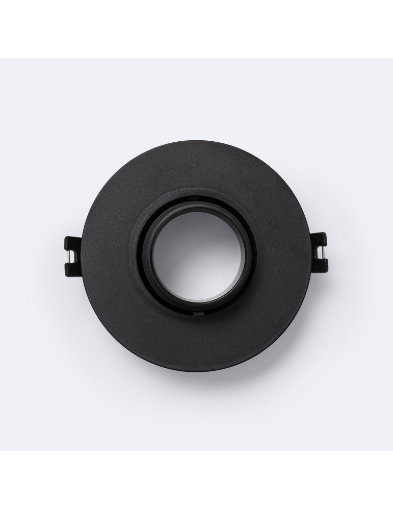Collerette Downlight Conique Orientable Faible UGR pour Ampoule LED GU10 / GU5.3 Coupe Ø75 mm Suefix