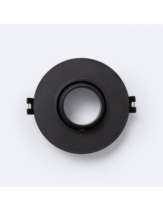 Collerette Downlight Conique Orientable Faible UGR pour Ampoule LED GU10 / GU5.3 Coupe Ø75 mm Suefix