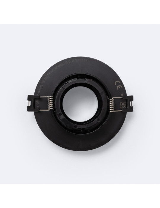 Collerette Downlight Conique Orientable Faible UGR pour Ampoule LED GU10 / GU5.3 Coupe Ø75 mm Suefix
