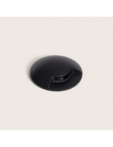 Balise Extérieure LED 3W Encastrable au Sol  Letso 1L Noire