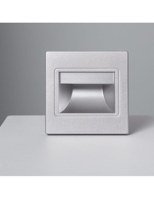 Balise LED Extérieure 1.5W Encastrable au Mur Randy Grise