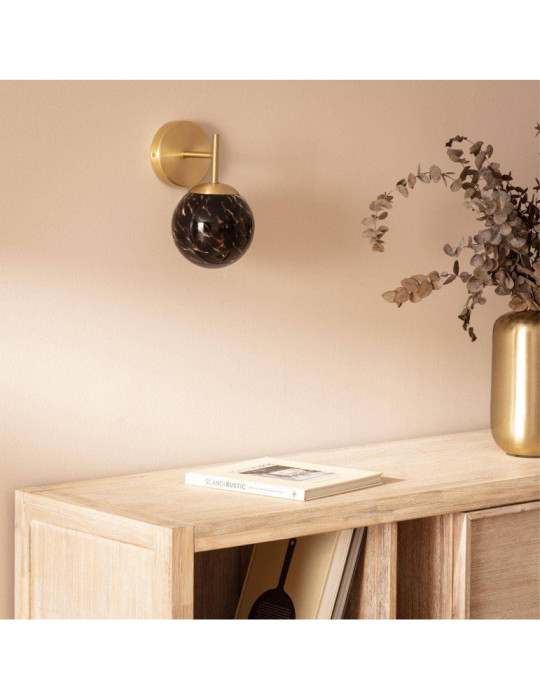 Lampe Murale Métal et Verre Pardo