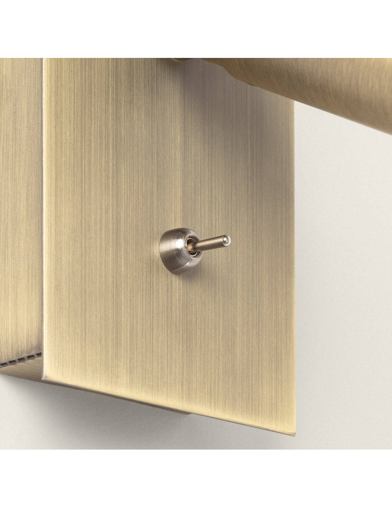 Lampe Murale LED 2.5W Carrée Aluminium avec Port USB Gazny