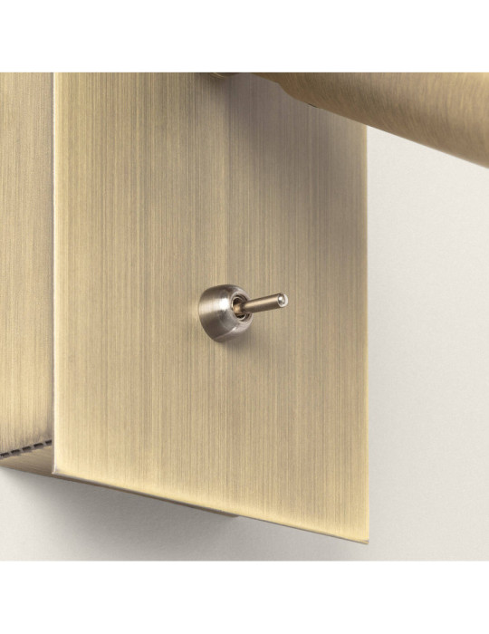 Lampe Murale LED 2.5W Carrée Aluminium avec Port USB Gazny