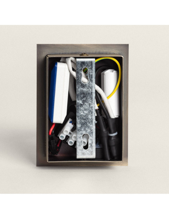 Lampe Murale LED 2.5W Carrée Aluminium avec Port USB Gazny