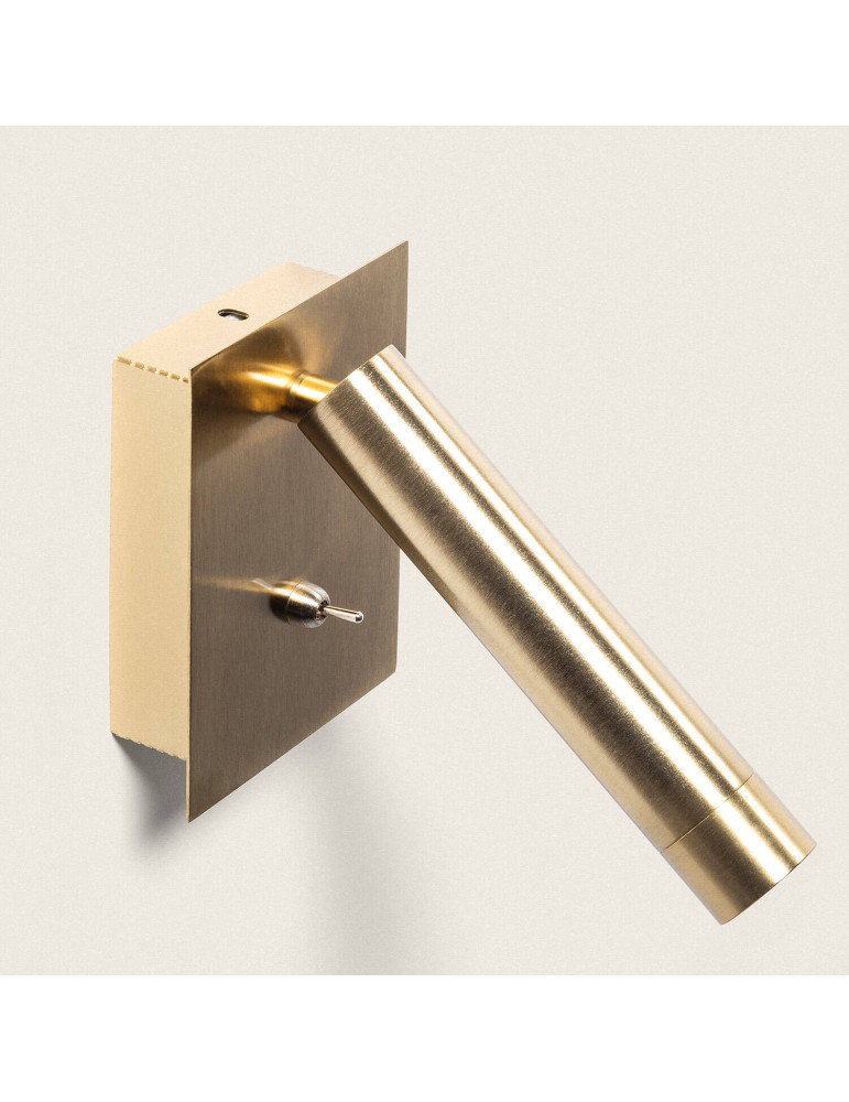 Lampe Murale LED 2.5W Carrée Aluminium avec Port USB Gazny