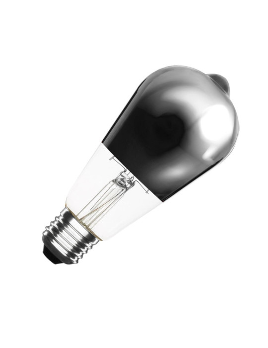 Ampoule LED Filament E27 7.5W 800 lm ST64 Dimmable Chrome