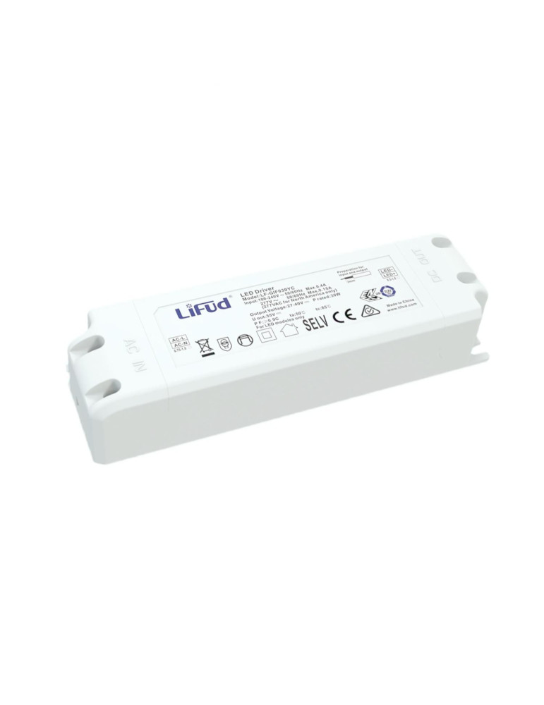 Driver LIFUD 100-277V Sortie 27-40V 700mA DC 30W LF-GIF030YC0700H