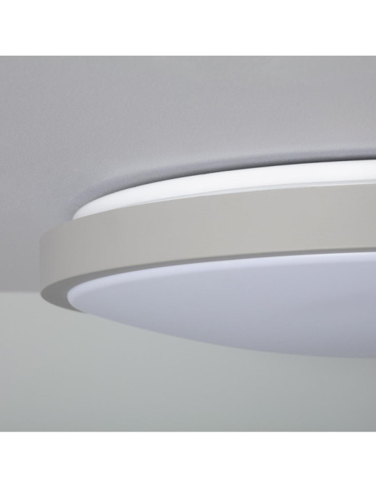Plafonnier LED Rond Métal 24W CCT Sélectionnable Bari Ø500 mm