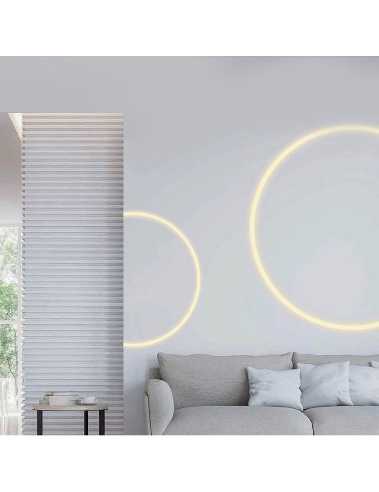 Tube Silicone LED Flex Encastré Pour Ruban LED jusqu'à 15 mm