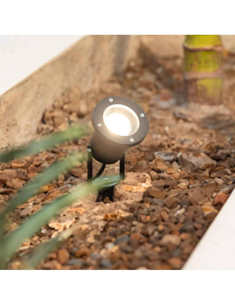 Spot Extérieur LED sur Piquet Faro pour Ampoule GU10