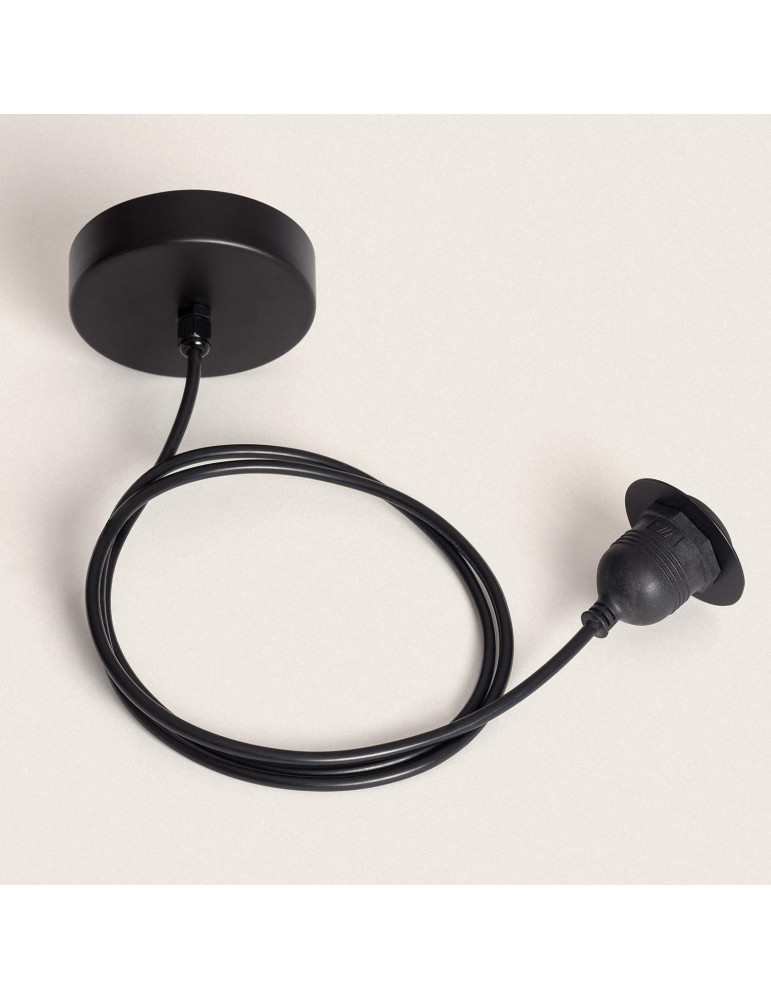 Support à Douille pour Suspension Extérieure avec Câble PVC
