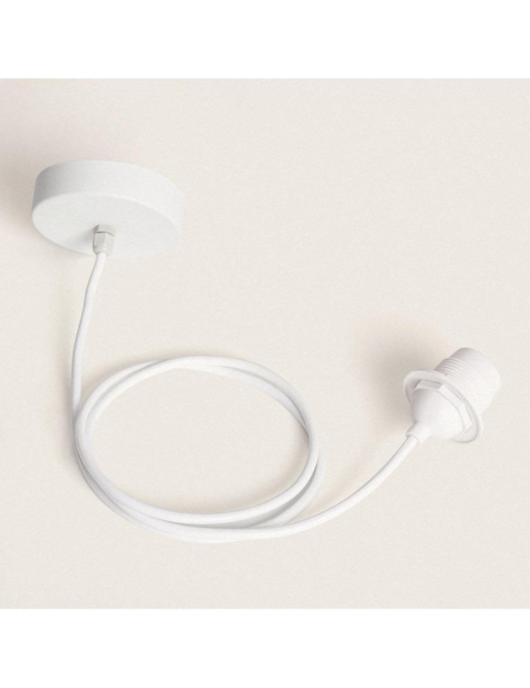 Support à Douille pour Suspension Extérieure avec Câble PVC