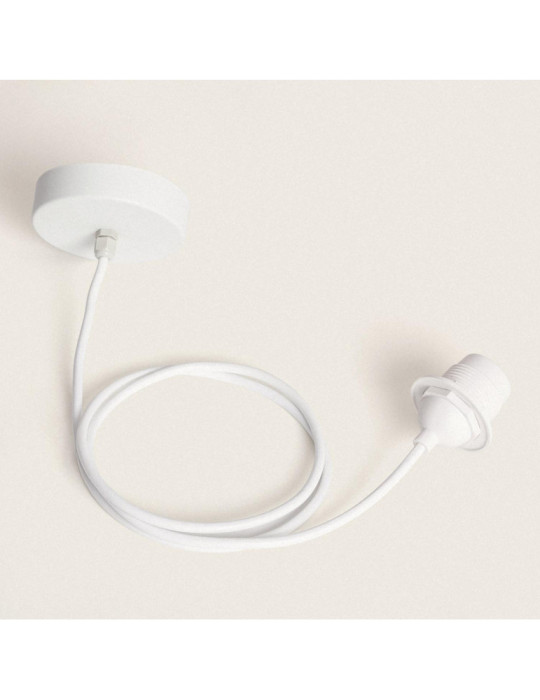 Support à Douille pour Suspension Extérieure avec Câble PVC