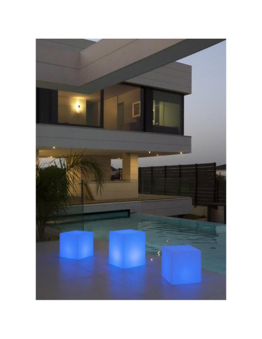 Cube LED RGBW Cuby 45 Solar + Baterry Smarttech