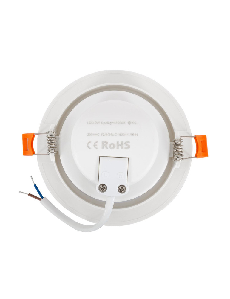 Spot Downlight LED 12W Rond SOLID Slim Coupe Ø 95 mm