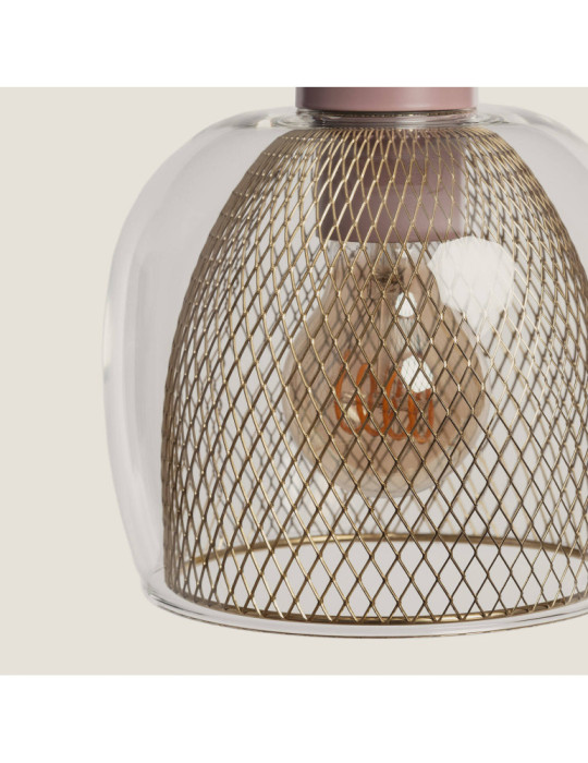 Suspension Métal et Verre Aziel
