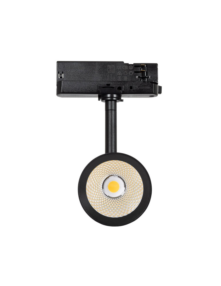 Spot LED sur Rail Triphasé 30W Fuji Noir