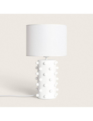 Lampe à Poser Résine et Textile Bally