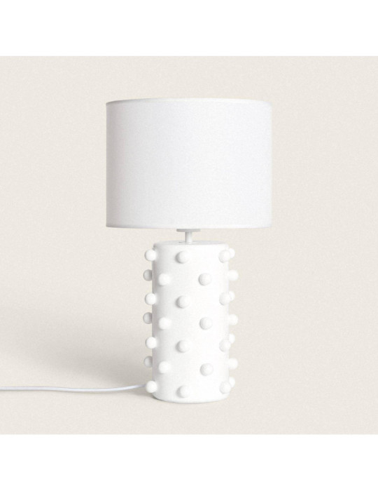 Lampe à Poser Résine et Textile Bally