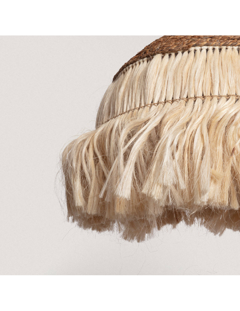 Suspension Rotin et Ramie Kempo Wari ILUZZIA