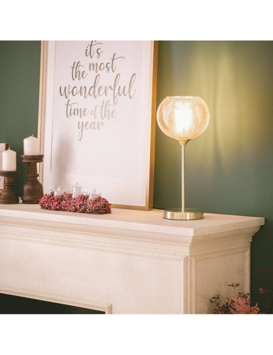 Lampe à Poser Métal et Verre Klimt