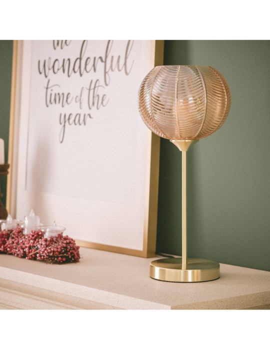 Lampe à Poser Métal et Verre Klimt