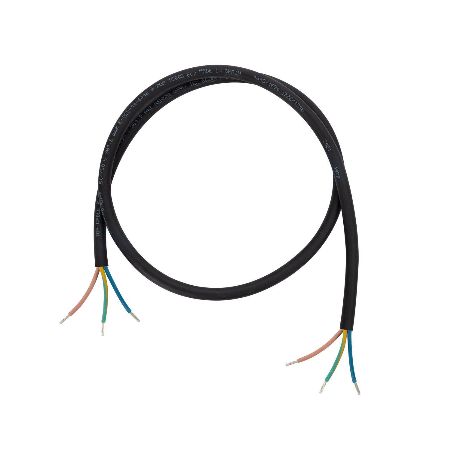 Gaine Câblée Flexible Extérieure 3 x 1.5mm² XTREM H07RN-F Noir