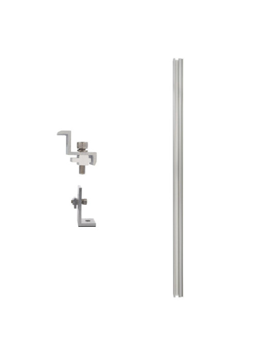 Structure Coplanaire pour Panneaux Solaires Montage sur Tôles et Béton