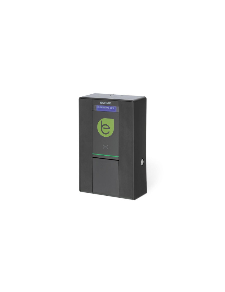 Borne de Recharge pour Voiture Électrique SCAME 22kW Triphasé avec Prise Plug & Charge 205.W18-D0 Borne de Recharge pour Voiture Électrique SCAME 22kW Triphasé avec Prise Plug & Charge 205.W18-D0