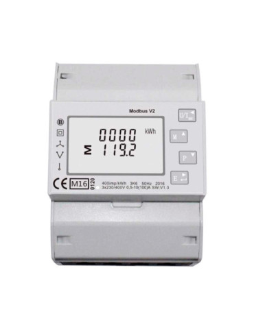Compteur d’Énergie Bidirectionnel Monophasé/Triphasé Direct vers le Rejet Zéro 100A MAXGE