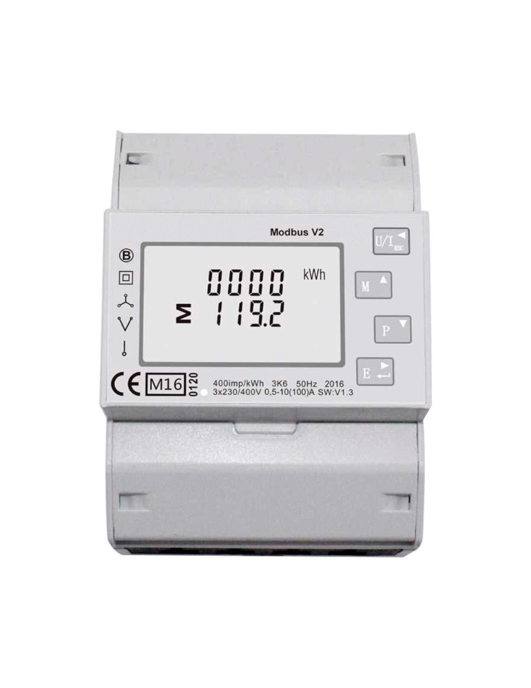 Compteur d’Énergie Bidirectionnel Monophasé/Triphasé Direct vers le Rejet Zéro 100A MAXGE