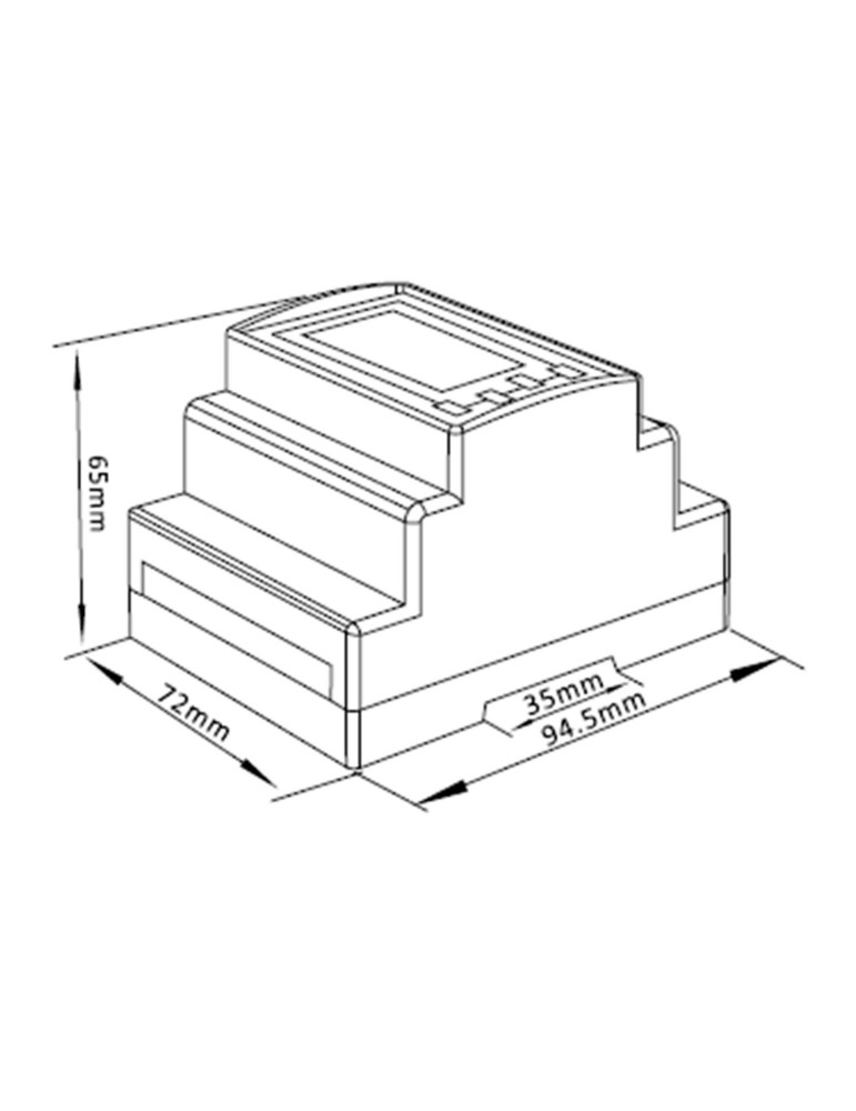 Compteur d’Énergie Bidirectionnel Monophasé/Triphasé Direct vers le Rejet Zéro 100A MAXGE