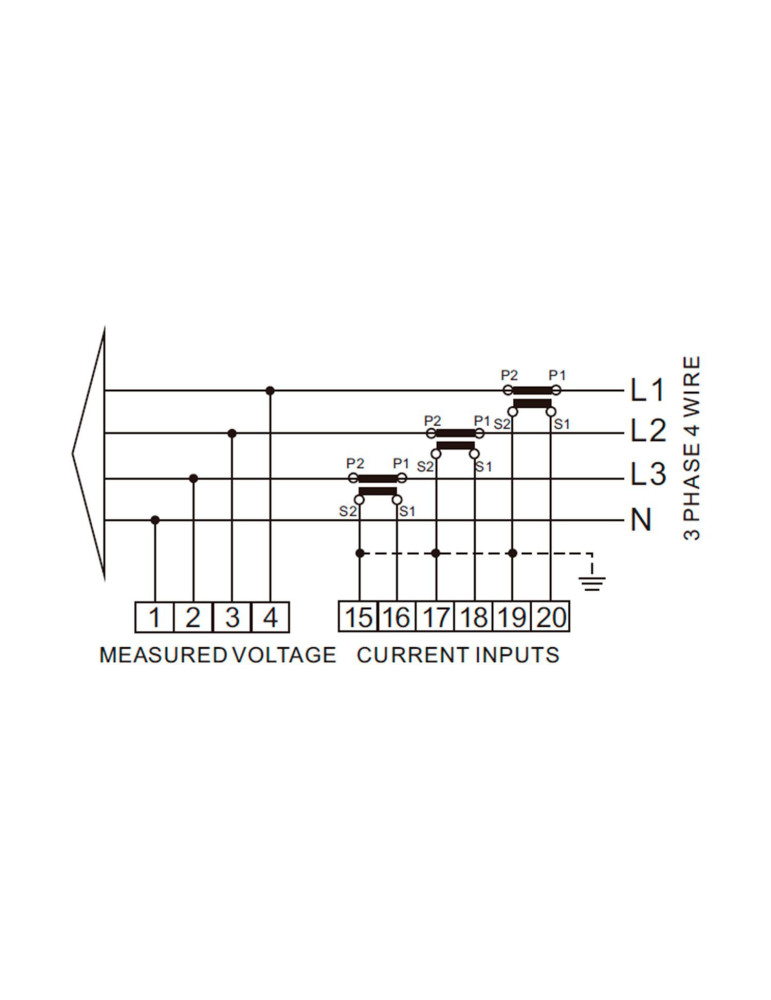 Compteur d’Énergie Bidirectionnel Monophasé/Triphasé Direct vers le Rejet Zéro 100A MAXGE