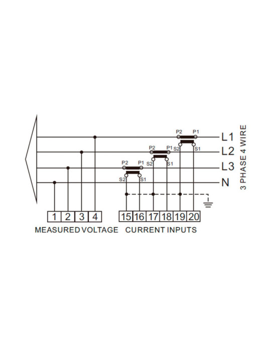 Compteur d’Énergie Bidirectionnel Monophasé/Triphasé Direct vers le Rejet Zéro 100A MAXGE