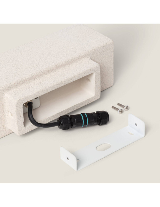 Applique Murale Extérieure Ciment Éclairage Double Face Banjar Square Applique Murale Extérieure Ciment Éclairage Double Face Banjar Square