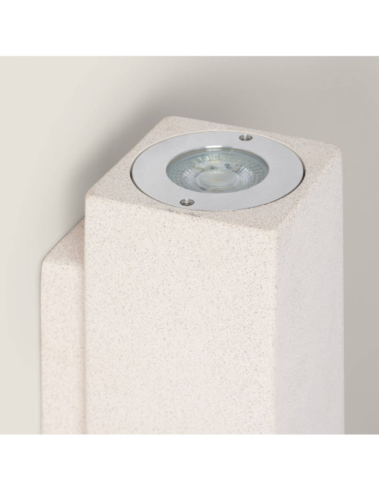 Applique Murale Extérieure Ciment Éclairage Double Face Banjar Square