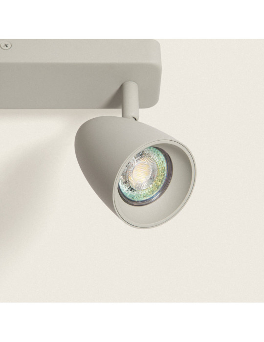 Plafonnier Aluminium Rectangulaire Adrien 2 Spots