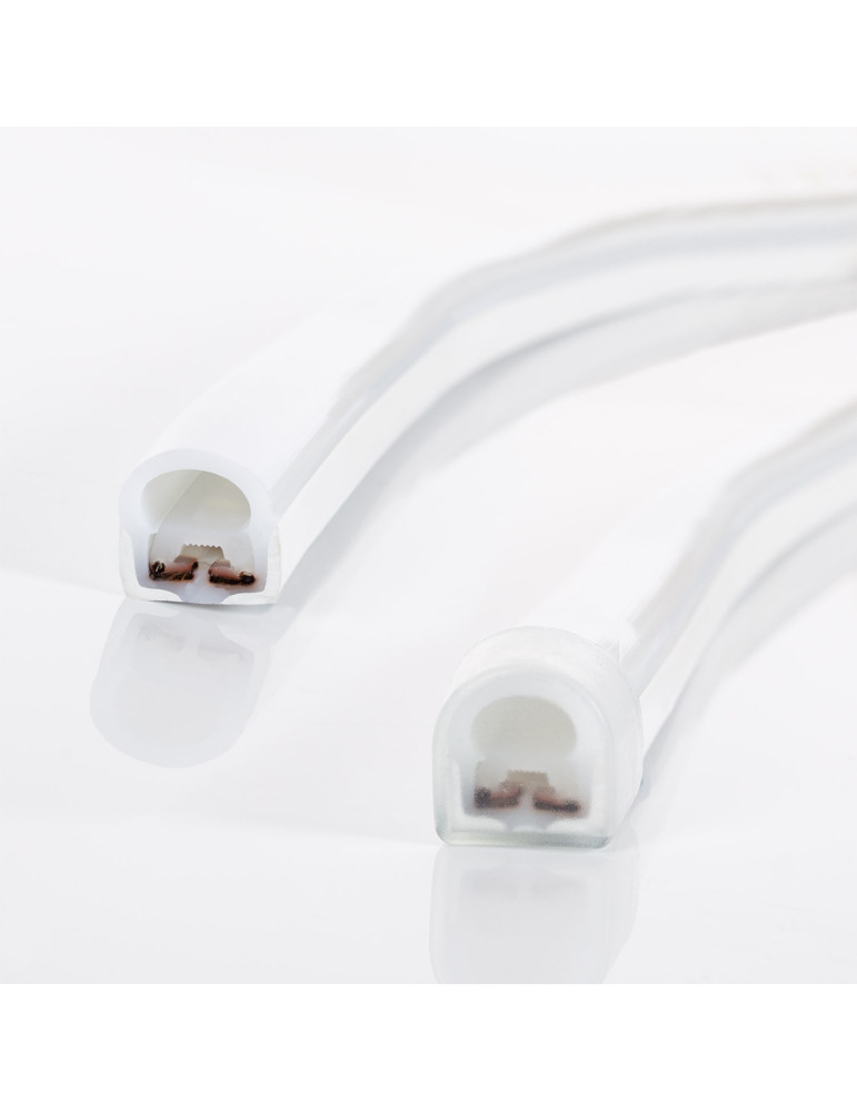 Tira Neón LED Regulable 220V AC 120 LED/m Amarillo IP67 a Medida Corte cada 100 cm